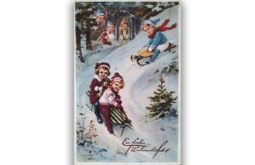 Alte Weihnachts- und Neujahrskarten