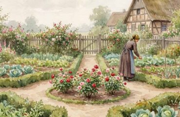 „Hollerbusch“ oder Bohnenstangen? Vom Bauerngarten zum Arbeitergarten